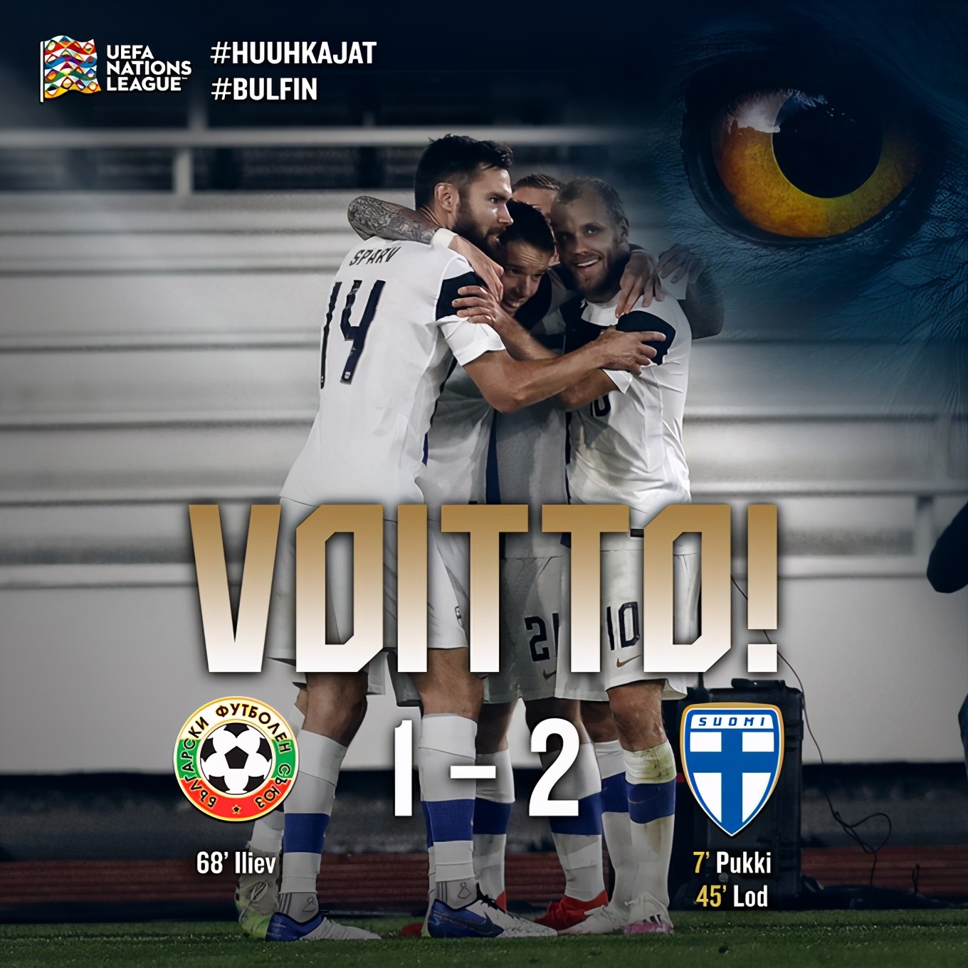 芬兰对决保加利亚,实力相当 芬兰对决保加利亚,实力相当